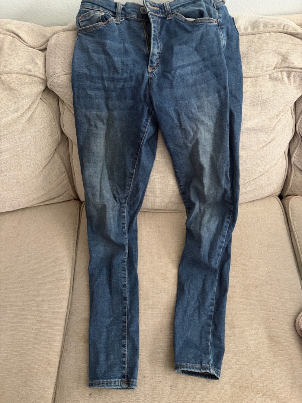 Topshop Sidney Light Blue Denim Jeans